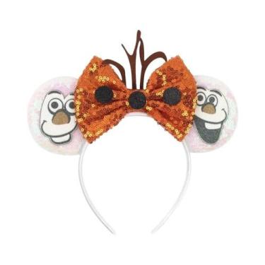 Imagem de Tiara De Cabelo Infantil E Feminina Frozen Olaf Mickey, Acessório Fofo