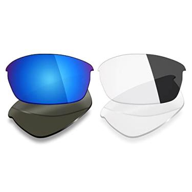Imagem de Mryok 2 pares de lentes polarizadas de substituição para óculos de sol Oakley Flak Jacket – Opções