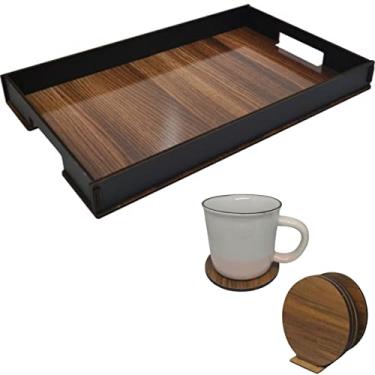 Imagem de jogo Bandeja para cantinho cafe + porta copo