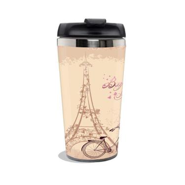 Imagem de Copo Térmico Paris Torre Eiffel Personalizado