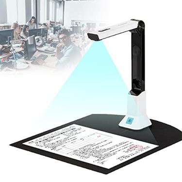 Imagem de Câmera de documentos USB para professores, scanner de documentos portátil de alta definição com reconhecimento de texto Ocr, correção automática de imagem, para apresentação de escritório, ensino escolar em sala de aula