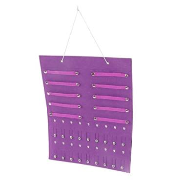 Imagem de Suporte de laço de cabelo flexível resistente ao desgaste e amigo da pele suporte de faixa de cabeça pendurado grande espaço para laços de cabelo