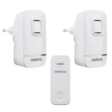 Imagem de Kit Campainha sem fio CIK 200 Intelbras Com 2 Pontos Interno