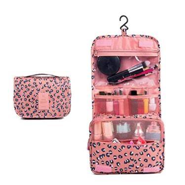 Imagem de Necessaire Organizador Viagem Mala Mochila Viagem (Onça Rosa)