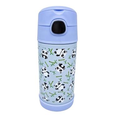 Imagem de Garrafa Infantil Com Canudo 400Ml Panda Zc 10072038
