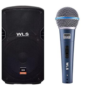 Imagem de Caixa Acústica WLS S10 Ativa com Bluetooth + Microfone M58A