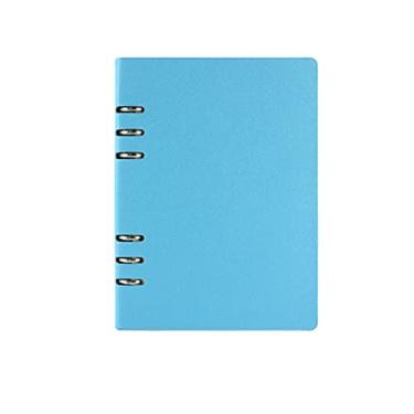 Imagem de Capa de couro espiral planejador agenda agenda fichário diário a5 a6 b5 notebook office business, céu azul, B5