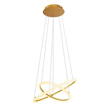 Imagem de Pendente LED Space Orbital Double 39W 3000K Branco Quente 40 cm