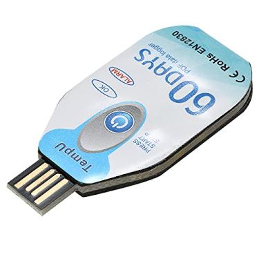 Imagem de Qudai Impermeável USB 2.0 PDF Data Logger Descartável Temperatura 60 Dias Cadeia Fria Termômetro Gravador para Biológica/Medicina Indústria Química NP