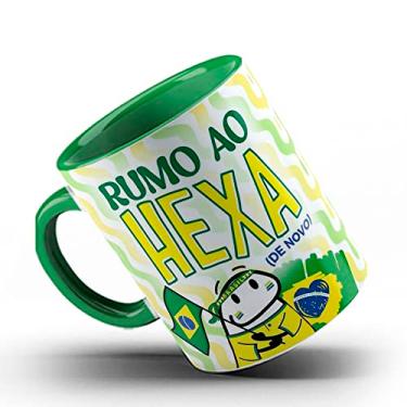 Imagem de Caneca Flork Futebol seleção Brasil rumo Hexa 3