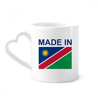 Imagem de Caneca Country Love Made In Namibia café cerâmica copo de coração de vidro