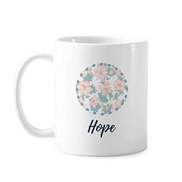 Imagem de Caneca de cerâmica Blue Curacao Flower Plant Paint Cerâmica Coffee Porcelain Cup Tableware