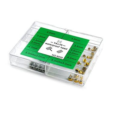 Imagem de MOOKEENONE 1 caixa de aço relógio coroa peças de reparo coroas cúpulas conjunto de alças