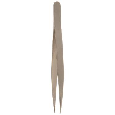 Imagem de Hakko CHP 231-SA Stainless Steel Non-Magnetic Precision Tweezers with Fine Point Inside Serrated Tips, 10cm - 1.9cm Length