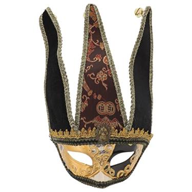 Imagem de NOLITOY Masquerade Mask Venetian Mask Fancy Ball Mask Carnival Costume Mask Venetian Half Face Mask Man Halloween Venice