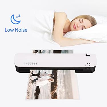 Imagem de LUGU SL399 Conjunto de máquina laminado tamanho A3 Laminação a quente e a frio 2 sistema de rolos com 25 bolsas de laminação A3/A4/A5/A6 arred mento de canto pa escritório doméstico material escolar