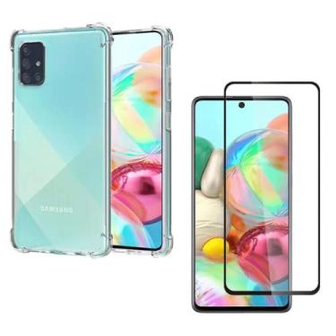 Imagem de Capa Capinha Anti Impacto + Película de Cerâmica 9D Compatível Com Samsung Galaxy M51 - (Hard Glass Store)