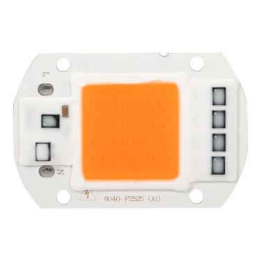 Imagem de OKJHFD 50W LED COB Chip Growing Light, Full Spectrum LED Grow Light para jardim, estufa e planta hidropônica