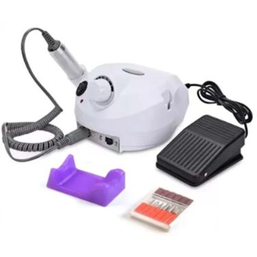 Imagem de Lixa Elétrica Lixadeira Elétrica Pedal Motor Unhas