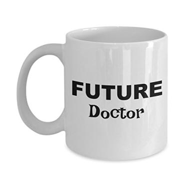 Imagem de Future Doctor Gifts – Caneca de café Future Doctor – Ideias de presente para mulheres ou homens médicos – Presentes para um presente de formatura ou ensino médio – Natal Holi