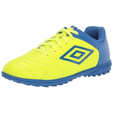 Imagem de Umbro Tênis masculino Classico Xi Tf Jr, amarelo/azul/branco, 17