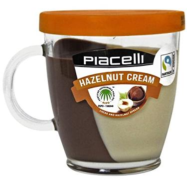Imagem de Caneca Vidro Chocolate Branco + Creme De Avela Piacelli 300G