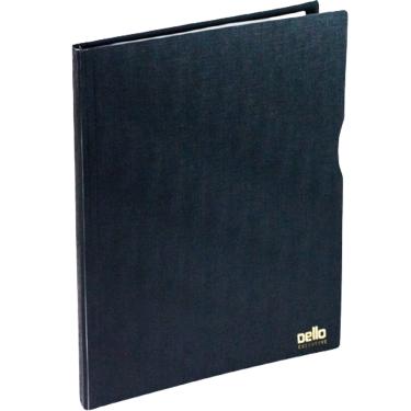 Imagem de Pasta catálogo A4 c/ 10 plásticos Dello Executive Preta