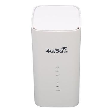 Imagem de Roteador 4G LTE, Roteador Modem 4G LTE Desbloqueado Com Slot para Cartão SIM, 4 Antenas Até 32 Usuários, Roteador Celular Desbloqueado Portátil para Home Office Oficinas (plugue
