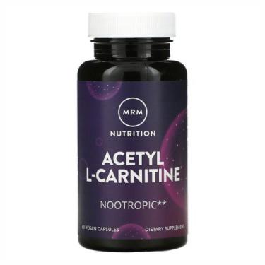 Imagem de L-Carnitina Acetyl L Carnitine 60 Capsulas - Mrm Nutrition