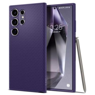 Imagem de Capa Spigen para Samsung Galaxy S24 Ultra: Liquid Air [Tecnologia de almofada de ar] para Samsung Galaxy S24 Ultra - Roxo Profundo