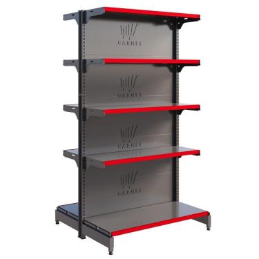 Imagem de Gôndola Fit 40 Centro 1 Inicial 2,02m Comercio Farmácia Loja - Amapá