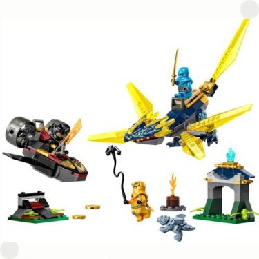 Imagem de Lego Set Ninjago Combate Pelo Dragão Bebe De Nya E Arin 157 Peças 7179