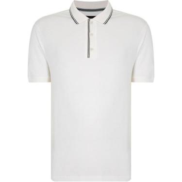 Imagem de Camisa Polo Individual Crepe In24 Off White Masculino