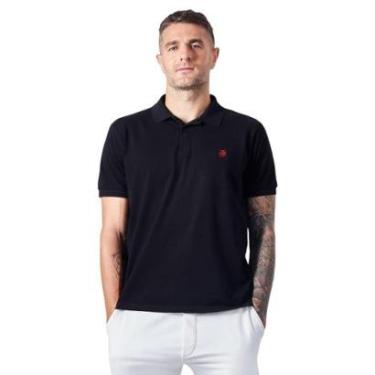 Imagem de Polo Bordado Cruz De Malta Vasco Reserva-Masculino