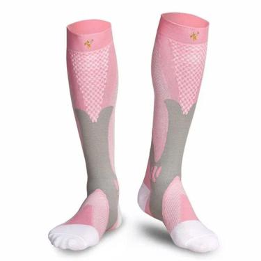 Imagem de Meia Esportiva Gold Sports Futebol Confort Longa 3/4  Anti - Derrapante Adulto