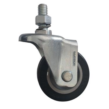 Imagem de Rodizio fixo para carrinhos e móveis roda pvc flae 210 bp mf