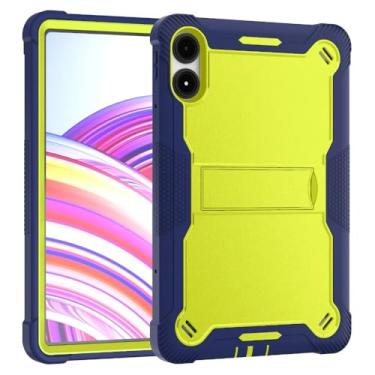 Imagem de Capa protetora para Xiaomi Redmi Pad Pro 30.7 cm 2024 Poco Pad 30.7 cm Kids Tablet Capa rígida para PC com suporte à prova de choque (azul marinho, Redmi Pad Pro 12.1)
