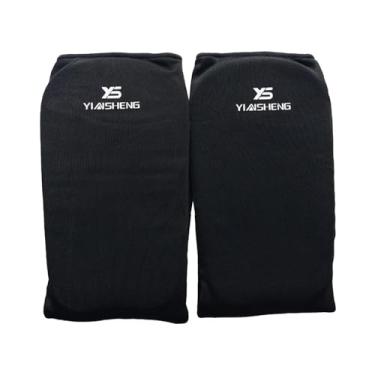 Imagem de Dynwave Kickboxing caneleiras protetores de caneleira, equipamento de treinamento de boxe, proteção de pernas para karatê mma, preto XL