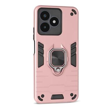 Imagem de GR Global Revolution, Capa Anel Magnetico Anti Impacto Para Realme C53 Cor:Rose-gold