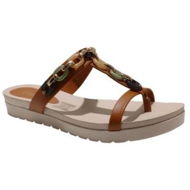 Imagem de Tamanco Rasteira Casual Feminina Com Correntes Dakota Y0382-Feminino