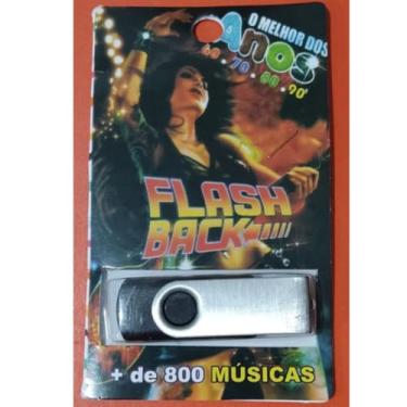 Imagem de Pen Drive com Músicas Gravadas, Flashback internacional anos 70.80.90
