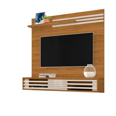 Imagem de Painel Suspenso Com Bancada Para Tv Até 55`` 2 Portas Frizz Sublime Naturele Off White - Madetec