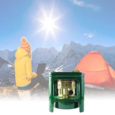 Imagem de Fogão de acampamento a querosene verde, fogão portátil a óleo combustível, queimador de aquecedor de óleo de querosene, óleo combustível portátil, adequado para aquecimento doméstico (cor: verde,