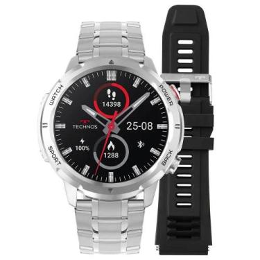 Imagem de Relógio Masculino Technos Smartwatch Connect Sports Call Prata TSPORTS