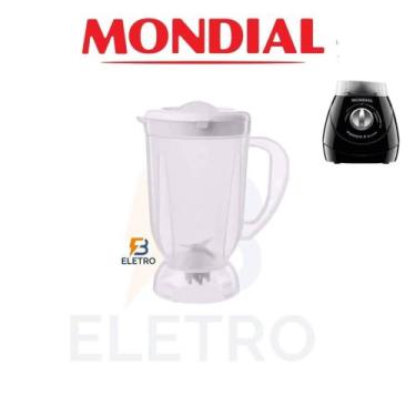 Imagem de Copo Plástico Leitoso Liquidificador Mondial Power 2 Black - Mebrasi