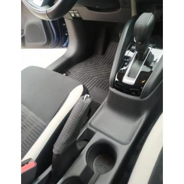 Imagem de Capa Couro Manopla Câmbio Automático e Alavanca Freio de Mão Nissan Ve