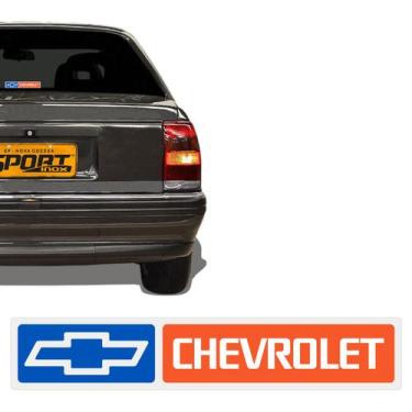 Imagem de Adesivo Traseiro Chevrolet Emblema Vidro Interno Gm Antigo - SPORTINOX