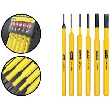 Imagem de Jogo De Saca Pino Paralelo 1,5mm A 8.0mm 6 Peças Stanley 16-226