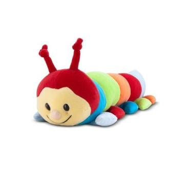 Imagem de Centopeia de Pelúcia Bebê Rosa 52 cm Antialérgica - CTX Pelúcia