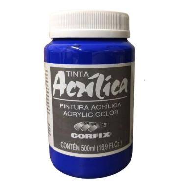 Imagem de Tinta Acrílica Corfix 500ml G1 Escolha a Cor , AZUL COBALTO